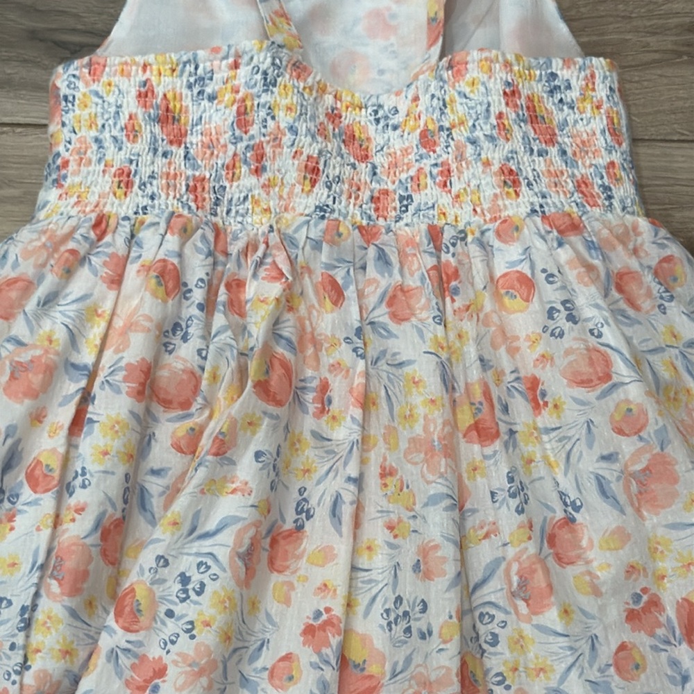 Tommy Bahamas Spring Dress (Colors Peach, Light Blue, and Yellow) - Picture 6 of 7